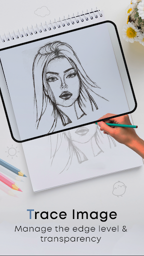 Draw Sketch & Trace الحاسوب