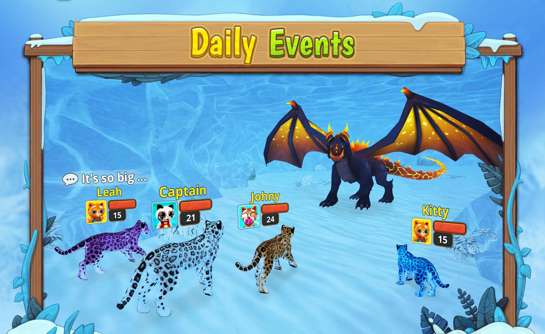 Snow Leopard Family Sim Online PC