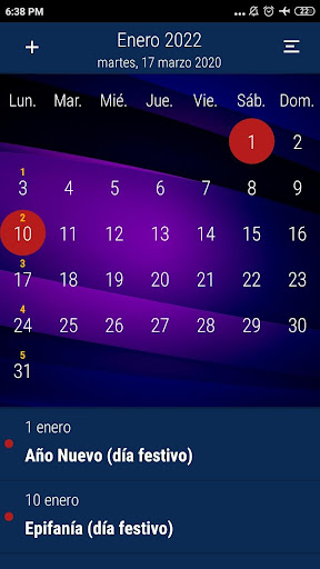 Calendario Argentina PC