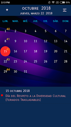 Calendario Argentina PC