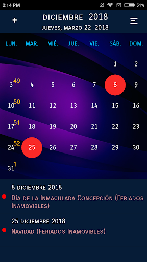 Calendario Argentina PC