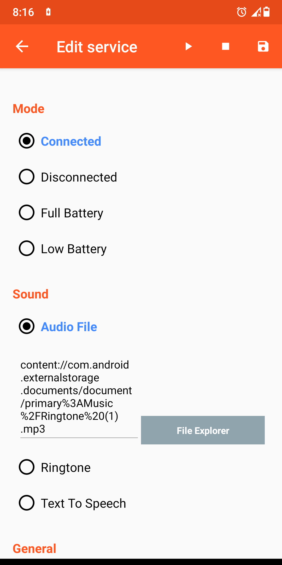 Battery Sound Notification PC