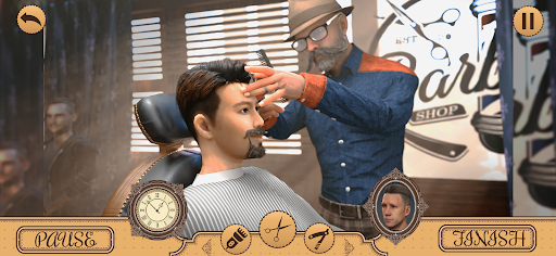 komputer Hair Chop 3d-Barber Shop Games