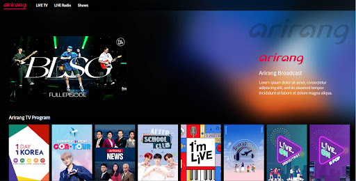 Arirang TV for SmartTV PC