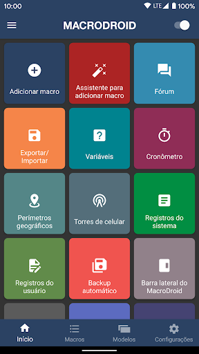 MacroDroid - Automação de Dispositivos