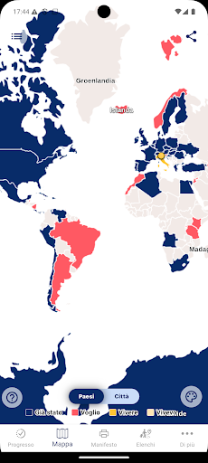 Visited Map: Mappa del viaggio PC
