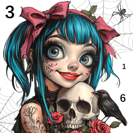 Macabre Color Paint By Number PC