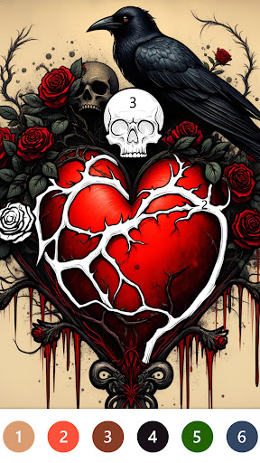 Macabre Color Paint By Number PC