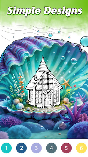 Whimsical House Coloring Book PC