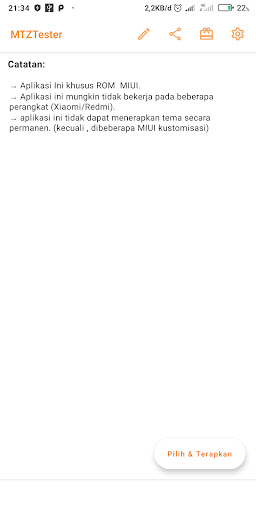 komputer MTZ Tester - Apply MIUI Theme