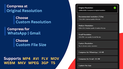 Reduce & compress video size PC