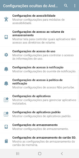 Atalho de configurações para PC