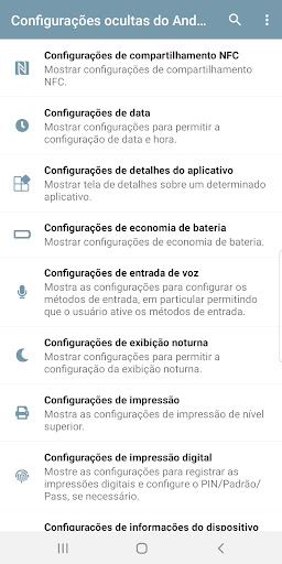 Atalho de configurações para PC