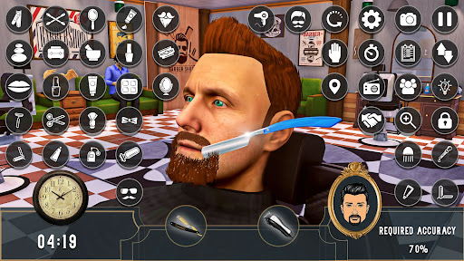 Barber Shop Hair Cutting Games