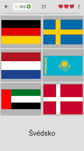 Vlajky všech zemí světa - Kviz PC