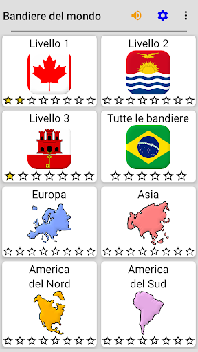 Bandiere di tutti gli stati del mondo - Il Quiz