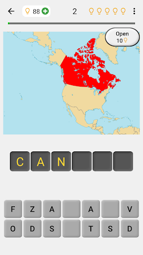 Maps of All Countries Geo-Quiz