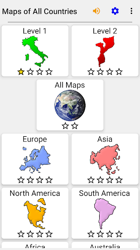 Maps of All Countries Geo-Quiz