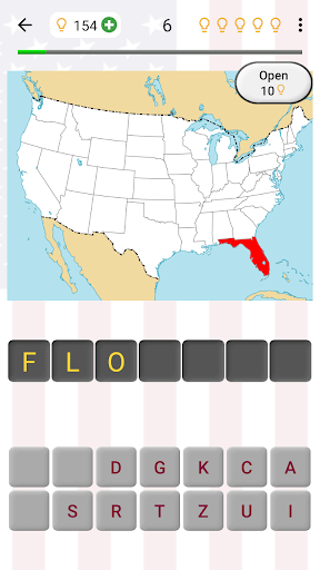 50 US States - American Quiz PC