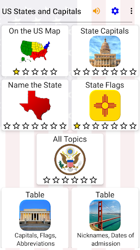 50 US States - American Quiz PC