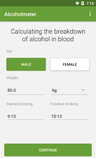 Alcohol Check - BAC Calculator PC