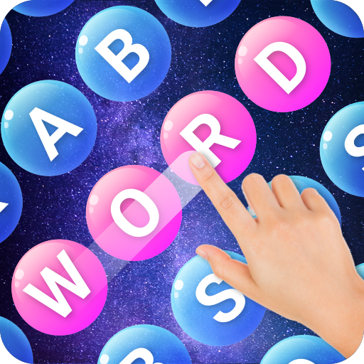 Scrolling Words Bubble Game