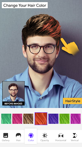 Man Hairstyle Photo Editor PC