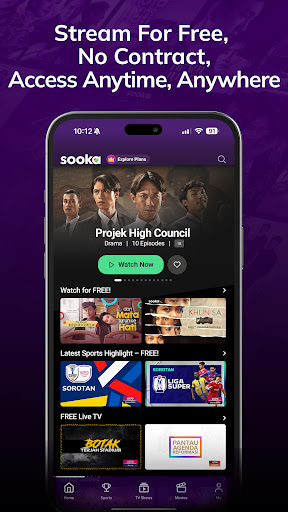 sooka: Sports, Dramas, Movies para PC