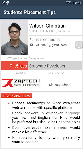 Placement Tips for BE (CE/IT) পিসি