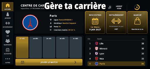 Footballeur: Voie de Légende PC