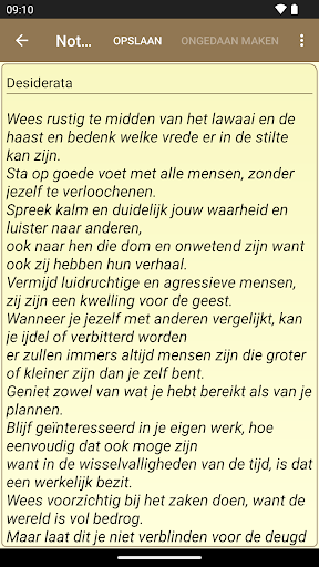 Notepad - eenvoudige notities PC