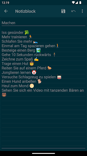 Notepad - einfache Notizen