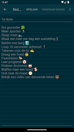 Notepad - eenvoudige notities PC