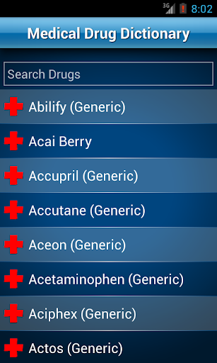 Drugs Dictionary Medical PC