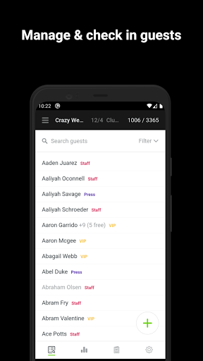 Guest List App | Attendium PC