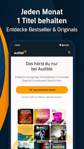 Audible - 200.000 Hörbücher, Podcasts & Hörspiele PC