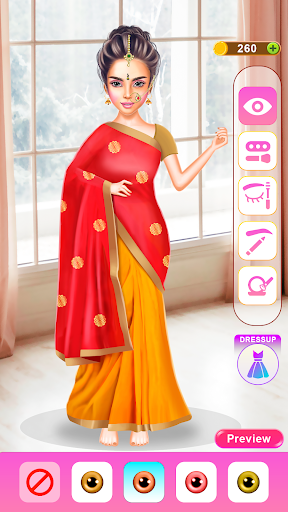 Indian Wedding Dress-up الحاسوب