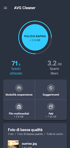 AVG Cleaner: Pulizia PC