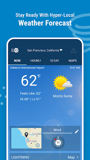 komputer Weather Radar by WeatherBug