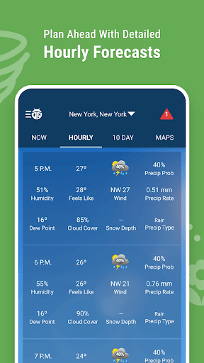 komputer Weather Radar by WeatherBug