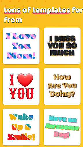 Animated Text Sticker Maker PC