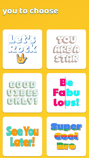 Animated Text Sticker Maker PC