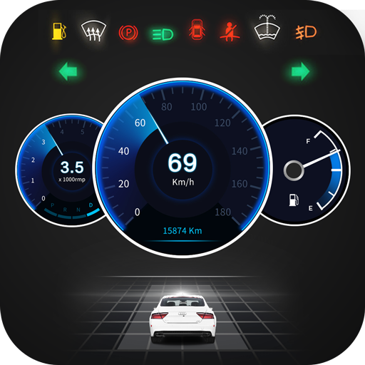 GPS Tacho OBD2 Armaturenbrett PC