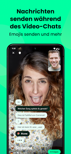 Azar-Video-Chat, Freundefinder