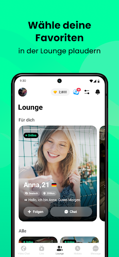 Azar-Video-Chat, Freundefinder