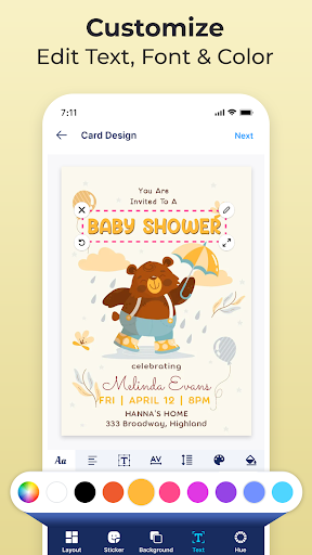 komputer Invitation Maker & Card Design
