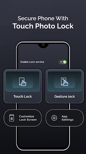 Touch Photo Lock screen PC