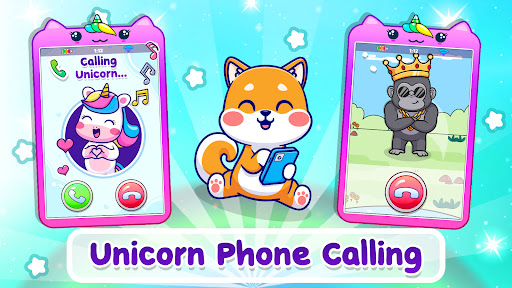 Unicorn phone mobile toy games