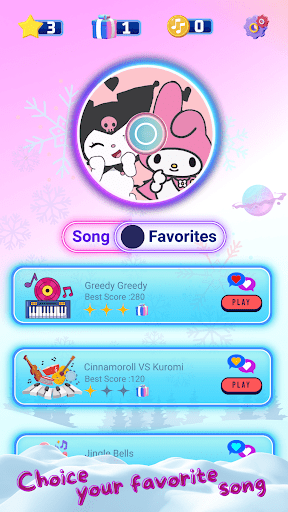 Kuromi Piano Game