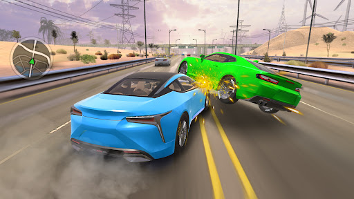 Traffic Driving Car Simulation الحاسوب